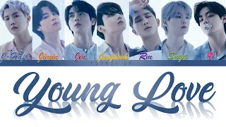 BTS (방탄소년단) - Young Love (애매한 사이) Lyrics [Color Coded Han/Rom/Eng]