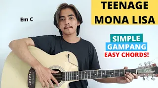 CHORD SIMPLE GAMPANG (Teenage Mona Lisa - Alfie Castley) (Tutorial Gitar) Easy Chords!