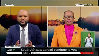 Elections 2024 | South Africans abroad vote - Sophie Mokoena shares more