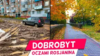 Polska i Rosja Porównanie | Dobrobyt i dbanie o czystość dziedzińców, chodników Polaków i Rosjan