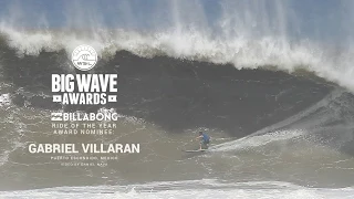 Gabriel Villaran on his Ride of the Year Nominated Wave - WSL Big Wave Awards 2015