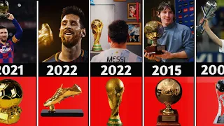 Lionel Messi l All Career Trophy l Winning l 2004 To 2022 l