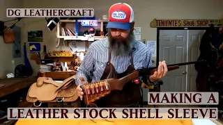Making a Leather Stock Shell Sleeve