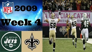 New York Jets vs. New Orleans Saints | NFL 2009 Week 4 Highlights