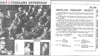 "THE SHETLAND FIDDLERS' SOCIETY" : "The Teetotaller / The Carpenter"        [ 1964 ]