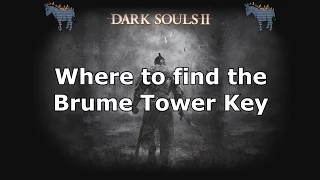 Dark Souls 2: Where to find the Brume Tower Key in Crown of the Old Iron King