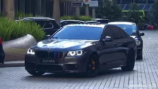 Loud BMW 535i 3.0 w/ Akrapovic Exhaust Arrival