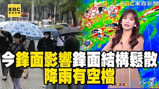 【淑麗早安氣象】今鋒面影響 鋒面結構較鬆散 降雨有空檔｜20240522 @newsebc