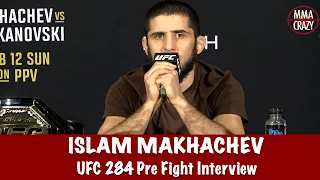 Full Islam Makhachev UFC 284 Pre Fight Interview