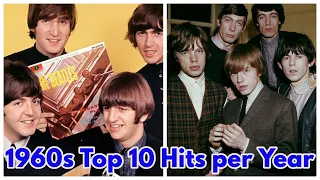 1960s Top 10 Songs Per Year