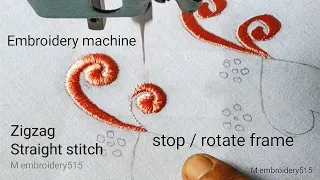 How to different stitches for embroidery | Machine embroidery industrial zigzag machine