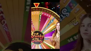 She gives 750x on Funky Time #casinoscores #casino #bigwin