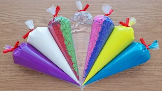 Making Crunchy Slime with Piping Bags #249