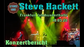 Konzertbericht - Steve Hackett Live in Frankfurt 2022 - Gitarrenkram unterwegs