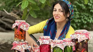 #19 IRAN Village Life 👧 How To Make Pickles At Home In 15 Minutes ! 🥒🍅🍆