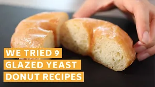 We Tried 9 Different Glazed Yeast Donut Recipes