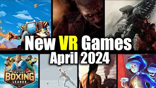 New VR games to play in April 2024!
