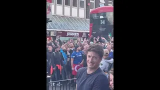 Tottenham- Olimpique de Marseilles, ultras hooligans on London streets