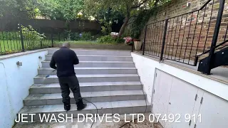 Patio cleaning in Belsize Park with the Karcher ￼ professional HD6/13CX￼