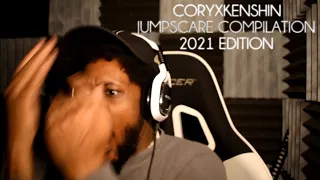 coryxkenshin screaming / getting scared for 1 hour and 20 minutes (2021 Edition)