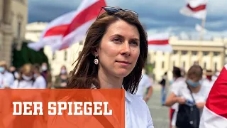 Ein Jahr Belarus-Proteste in Berlin: »Weitermachen ist das Einzige, was wir tun können«  DER SPIEGEL