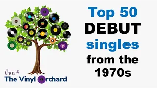 Top 50 DEBUT SINGLES from the 1970s #vinylcommunity #recordcollection #1970s