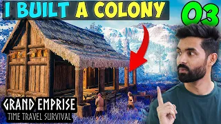 I Built a Colony and Hired Villagers - Time Travel Survival Gameplay #3