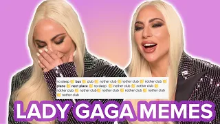 Lady Gaga Reacts To Fan Tweets | Meme, Myself & I