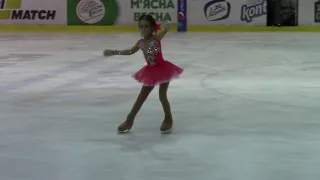 Kharkiv open Cup Ladies Pre Bronze 6 7 Free Skating 5# Nikol' FRENKEL'  KHR