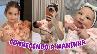 MEITÊ CONHECE SUA IRMÃZINHA + PRIMEIRA CONSULTA DA MAVI! *Bianca Ignatz 💜