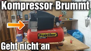 Kompressor brummt nur und Baut keinen Druck auf Reparatur schnell und einfach