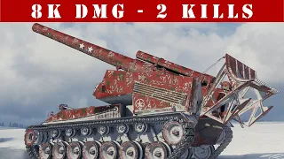 ✔️ T92 HMC WoT ◼️ 7800 Damage ◼️ WoT Replays gameplay