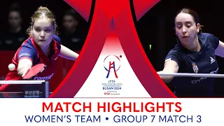 Elena Zaharia (ROU) vs Izabela Lupulesku (SRB) | WT G7 - Match 3 | #ITTFWorlds2024