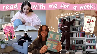 how much do I actually read in a week? | weekly reading vlog!