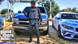 PLAYING as CJ in GTA 5|| Mission 6|| Let's go to work|| 4K