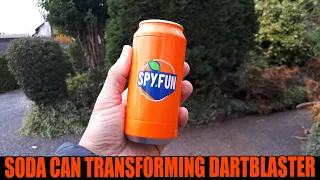 SODA CAN TRANSFORMING DART BLASTER [Vorstellung + Schusstest |dertestmichel]