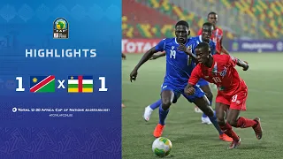 HIGHLIGHTS | Total AFCONU20​ 2021​ | Round 1 - Group B : Namibia 1-1 Central African Republic