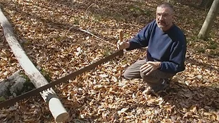 Cutting and Splitting Firewood Without Power