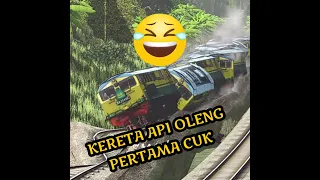 Oleng versi kereta api || ngakak banget