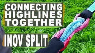 Slack Inov Split TESTED in the park - Connecting multiple highlines together made easy