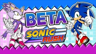 CURIOSIDADES & BETA DE SONIC RUSH