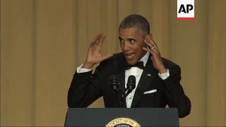 Obama Delivers Zings at Correspondents' Dinner