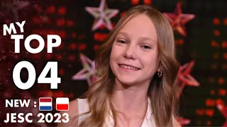 JESC 2023 : My Top 4 (so far) + 🇳🇱🇵🇱