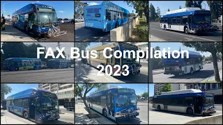 Fresno FAX Bus Compilation 2023