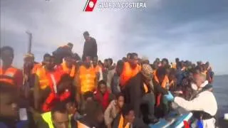 意大利法國在地中海救起至少4800人