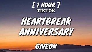 Giveon - Heartbreak Anniversary (Lyrics) [1 Hour Loop] "Just Like The Day That I Met You" [TikTok]