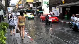 Bangkok Streets Flash Flood After Heavy Rain
