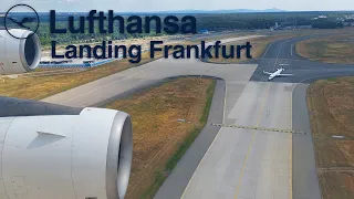 Visual Swingover | Lufthansa Airbus A340-300 ✈ Landing Frankfurt