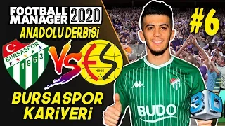 FM 2020 Bursaspor Kariyeri #6 | Anadolu Derbisi, 3D Maç Motoruna Dönüş ve İlk Yarının Sonu