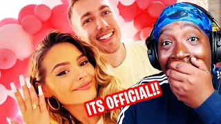 Reaction To Miniminter & Talia Mar Getting Engaged
